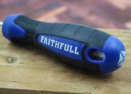 Faithfull Bradawl Soft Grip Handle Square Tip Faithfull - RockBottom Northampton