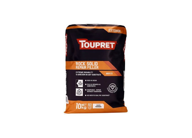 Toupret Rock Solid Repair Filler 10kg Toupret - RockBottom Northampton