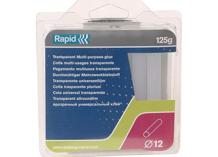 Rapid White Glue Sticks 12 x 94mm (Pack 13) Rapid - RockBottom Nothampton