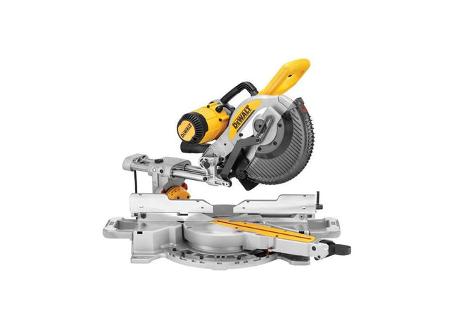 Dewalt Power Tools DWS727 XPS Double Bevel Slide Mitre Saw 250mm 1675W 110V DeWALT Power Tools - RockBottom Northampton