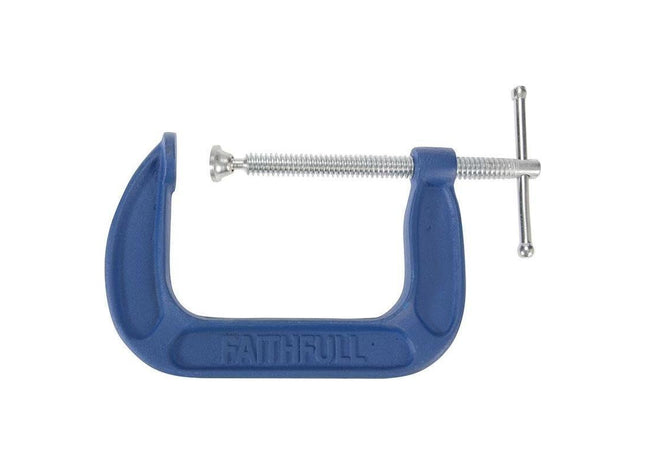 Faithfull Medium-Duty G-Clamp 100mm (4in) Faithfull - RockBottom Northampton