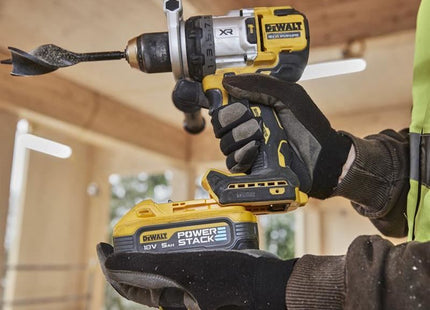 Dewalt Power Tools DCD1007H2T Hammer Drill 18V 2 x 5.0Ah POWERSTACK™ Li-ion DeWALT Power Tools - RockBottom Northampton