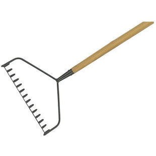 Kent & Stowe Carbon Steel Long Handled Soil Rake, FSC® Kent & Stowe - RockBottom Northampton