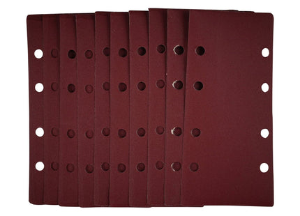 Draper 1/3 Sanding Sheets with Hook and Loop, 93 x 190mm, 240 Grit (Pack of 10) Draper - Town Tools 