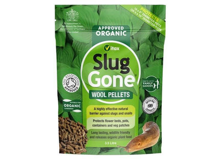 Vitax Slug Gone Wool Pellets 3.5 litre Vitax - RockBottom Northampton