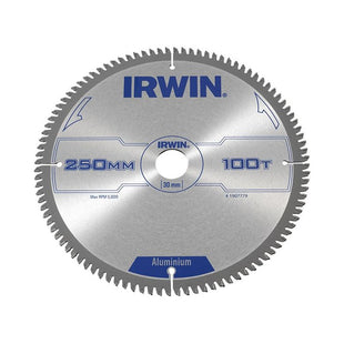 Irwin® Professional Aluminium Circular Saw Blade 250 x 30mm x 100T TCG IRWIN® - RockBottom Northampton