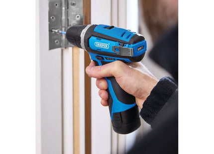 Draper 12V Drill Driver, 1 x 1.5Ah Battery, 1 x Fast Charger Draper - Town Tools