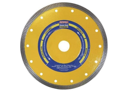 Faithfull Porcelain Diamond Blade 200 x 25.4mm Faithfull - RockBottom Northampton