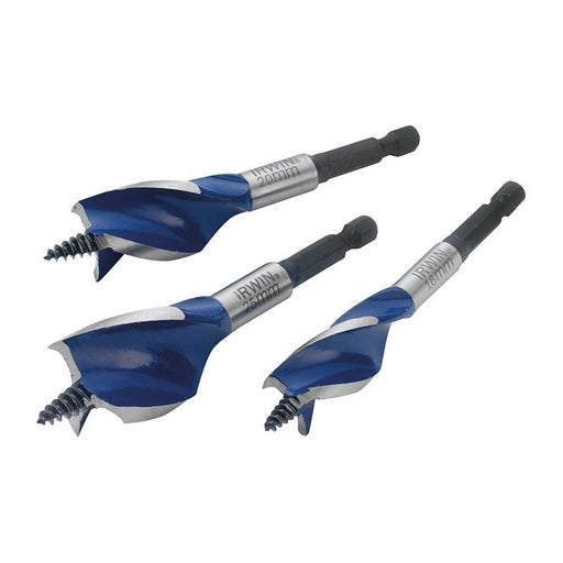 Irwin® Blue Groove 6X Stubby Wood Bit Set, 3 Piece IRWIN® - RockBottom Northampton