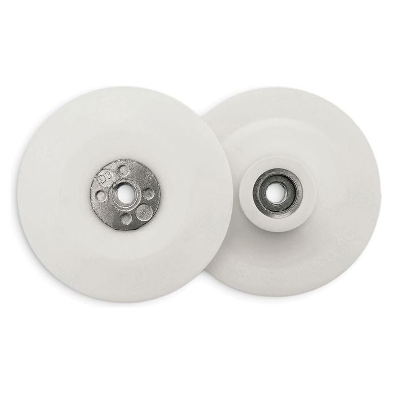 Flexipads World Class Angle Grinder Pad White 100mm (4in) 3/8 x 24 UNF Flexipads World Class - RockBottom Northampton