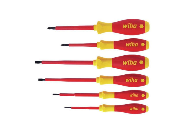 Wiha SoftFinish® electric SL/PZ Screwdriver Set, 6 Piece Wiha - RockBottom Northampton