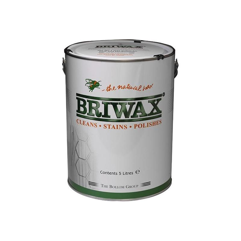 Briwax Wax Polish Original Dark Oak 5 litre Briwax - RockBottom Northampton