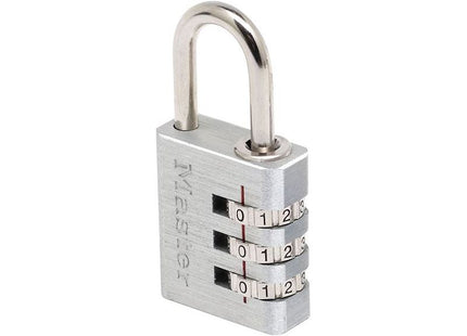 Master Lock Aluminium 30mm 3-Digit Combination Padlock Master Lock - RockBottom Northampton