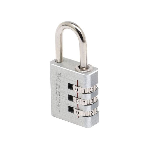 Master Lock Aluminium 30mm 3-Digit Combination Padlock Master Lock - RockBottom Northampton
