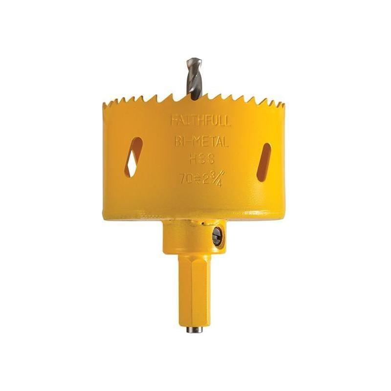 Faithfull Soffit Cutter Holesaw 70mm One Piece Faithfull - RockBottom Northampton