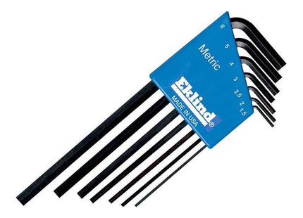 Eklind REK10507 Metric Long Handle Hex L-Key Set, 7 Piece Eklind - RockBottom Northamptin