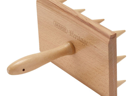 Draper Heritage Wooden Multi-Seed Tray Dibber with 12 Prongs, 120mm x 200mm Draper - Town Tools 