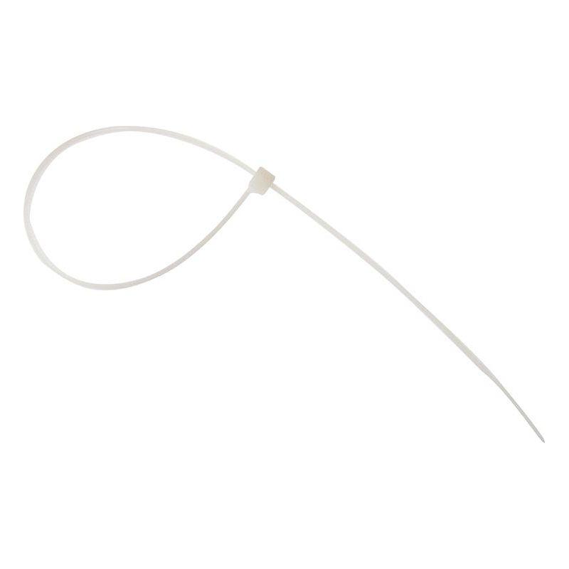 Forgefix Cable Tie Natural/Clear 7.6 x 380mm (Bag 100) ForgeFix - RockBottom Northampton