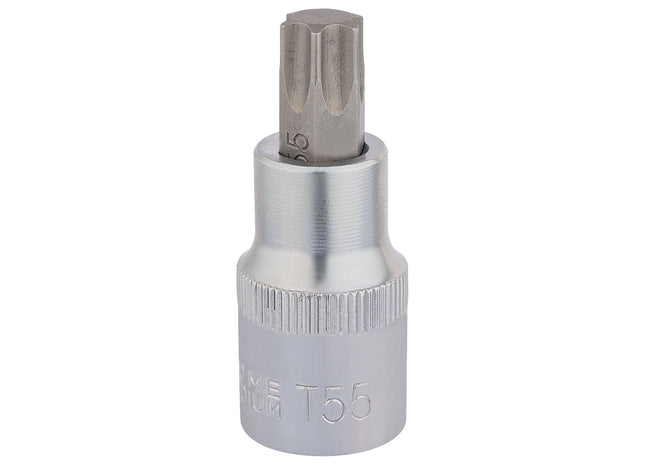 Draper TX-STAR Socket Bit, 1/2" Sq. Dr., T55 x 55mm 16319 Draper - Town Tools 
