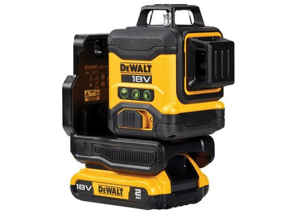 Dewalt Power Tools DCLE34031D1 3 x 360° Multi Line Laser 18V 1 x 2.0Ah Li-ion DeWALT Power Tools - RockBottom Northampton