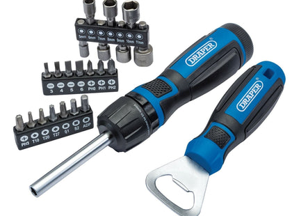 Draper Ratchet Screwdriver (23 Piece) 70443 Draper - Town Tools 