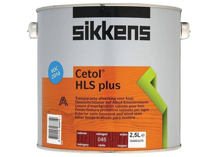 Sikkens Cetol HLS Plus Translucent Woodstain Mahogany 2.5 litre Sikkens - RockBottom Nothampton