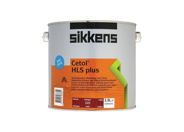 Sikkens Cetol HLS Plus Translucent Woodstain Mahogany 2.5 litre Sikkens - RockBottom Nothampton