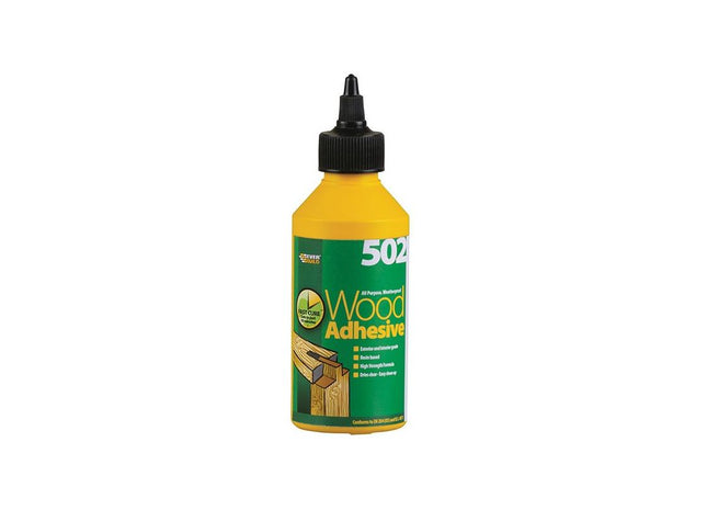 Everbuild Sika 502 All Purpose Weatherproof Wood Adhesive 250ml Everbuild Sika - RockBottom Northamptin