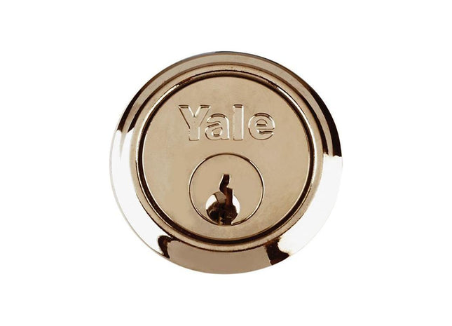 Yale Locks P1109 Replacement Rim Cylinder & 2 Keys Satin Chrome Finish Visi Yale Locks - RockBottom Northampton