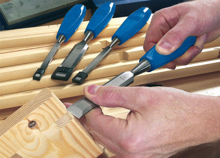 Draper Bevel Edge Wood Chisel Set (4 Piece) 69619 Draper - Town Tools 