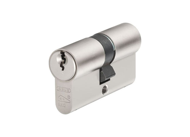Abus Mechanical E60NP Euro Double Cylinder Nickel Pearl 45mm / 50mm Box ABUS Mechanical - RockBottom Northampton 