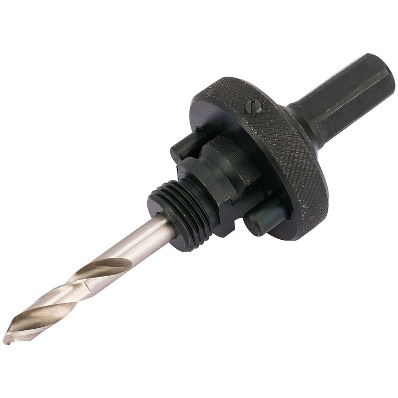 Draper Quick Release Hex. Shank Holesaw Arbor with HSS Pilot Drill for Holesaws Draper - Town Tools 