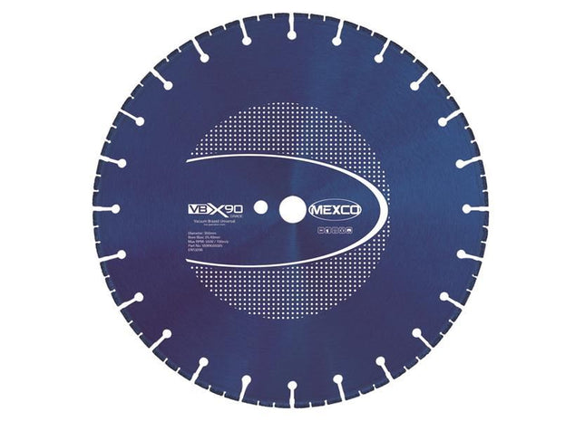 MEXCO VBX90 Grade Universal Diamond Blade 350 x 25.4mm MEXCO - RockBottom Northampton