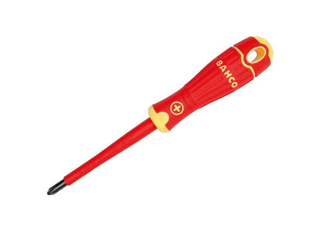 Bahco BAHCOFIT Insulated Screwdriver Phillips Tip PH1 x 80mm Bahco - RockBottom Northampton