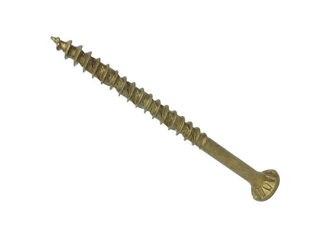 Forgefix ForgeFast TORX® Compatible Decking Screws CSK Tan 4.5x50 T25 Tub 600 ForgeFix - RockBottom Northampton