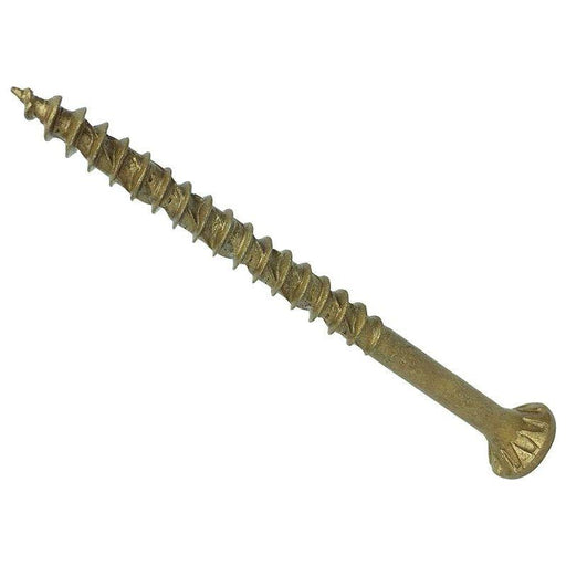 Forgefix ForgeFast TORX® Compatible Decking Screws CSK Tan 4.5x50 T25 Tub 600 ForgeFix - RockBottom Northampton
