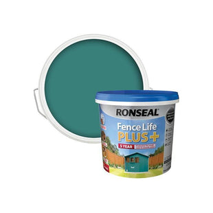 Ronseal Fence Life Plus+ Teal 5 litre Ronseal - RockBottom Nothampton