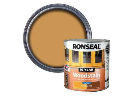 Ronseal 10 Year Woodstain Natural Pine 2.5 litre Ronseal - RockBottom Nothampton