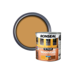 Ronseal 10 Year Woodstain Natural Pine 2.5 litre Ronseal - RockBottom Nothampton