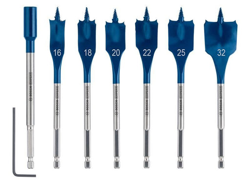 Bosch Powertool Accessories EXPERT Self Cut Speed Spade Drill Bit Set, 7 Piece Bosch Powertool Accessories - RockBottom Northampton