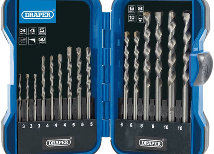 Draper Masonry Drill Bit Set (15 Piece) 18550 Draper - Town Tools 