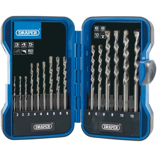 Draper Masonry Drill Bit Set (15 Piece) 18550 Draper - Town Tools 