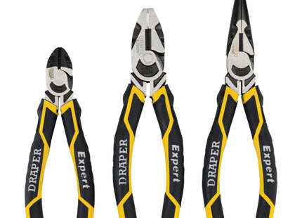 Draper High Leverage Plier Set, Yellow (3 Piece) 28038 Draper - Town Tools 