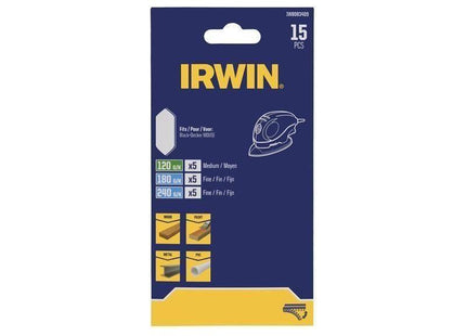Irwin® Mouse Sanding Finger Sheet Set, 15 Piece IRWIN® - RockBottom Northampton