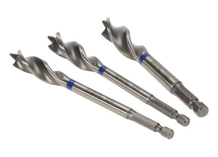 Irwin® Blue Groove Wood Power Bit Set, 3 Piece IRWIN® - RockBottom Northampton