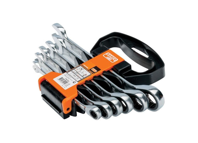 Bahco 1RM Ratcheting Combination Wrench Set, 6 Piece Bahco - RockBottom Northampton