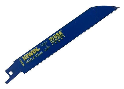 Irwin® 614R Sabre Saw Blade Metal Cutting 150mm 14 TPI Pack of 25 IRWIN® - RockBottom Northampton