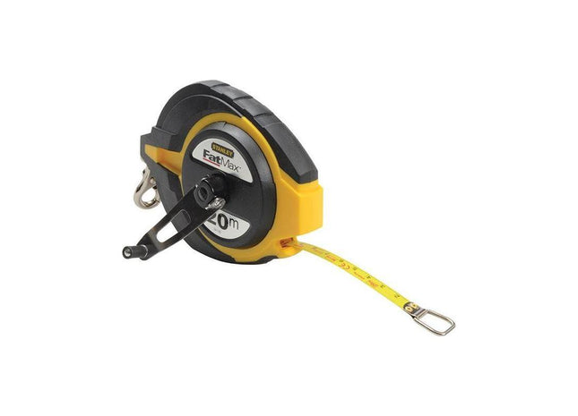 Stanley® Hand Tools FatMax® Closed Case Steel Long Tape 20m (Width 10mm) (Metric only) STANLEY® Hand Tools - RockBottom Nothampton