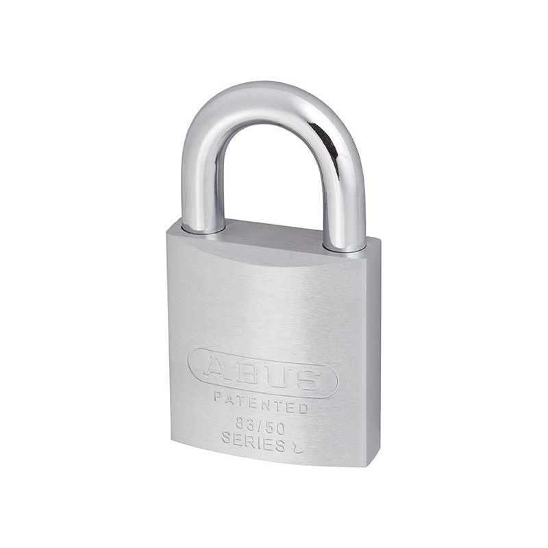 Abus Mechanical 83/50mm Chrome Plated Brass Padlock Keyed Alike 2745 ABUS Mechanical - RockBottom Northampton 