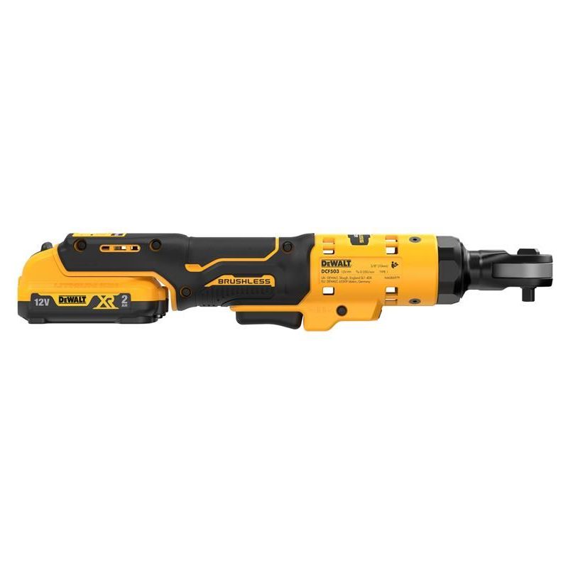 Dewalt Power Tools DCF503D1 XR 3/8in Open Head Ratchet 12V 1 x 2.0Ah Li-ion DeWALT Power Tools - RockBottom Northampton
